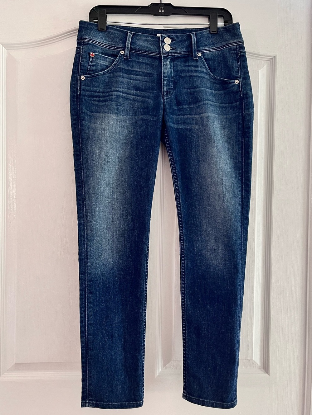 Hudson Collin Flap Ankle Skinny 5 pocket blue jeans 29